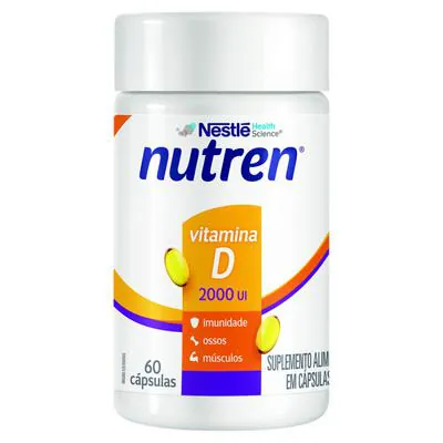 Suplemento Alimentar Nutren Vitamina D 2000UI 60 Cápsulas